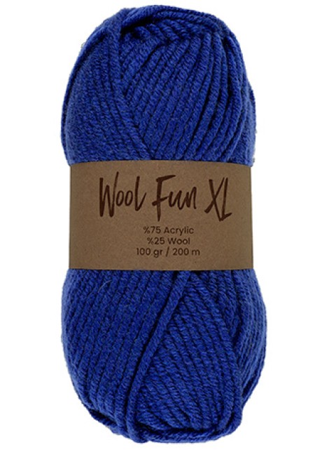 Lammy Yarns Wool Fun XL Royal Blue (019)