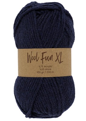 Lammy Yarns Wool Fun XL Navy (020)