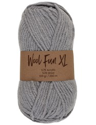 Lammy Yarns Wool Fun XL Grey (022)