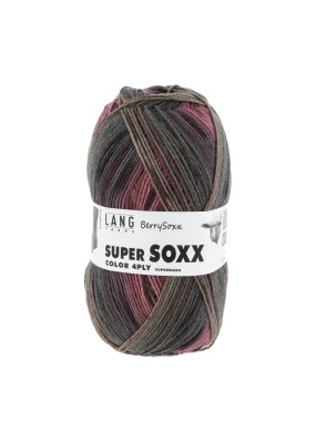 Lang Yarns Super Soxx Color 4 Ply Berrysoxx Raspberry (0471)