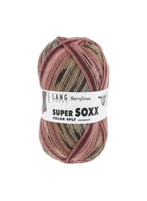 Lang Yarns Super Soxx Color 4 Ply Berrysoxx Cloudberry (0472)