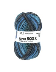 Lang Yarns Super Soxx Color 4 Ply Berrysoxx Blueberry (0473)