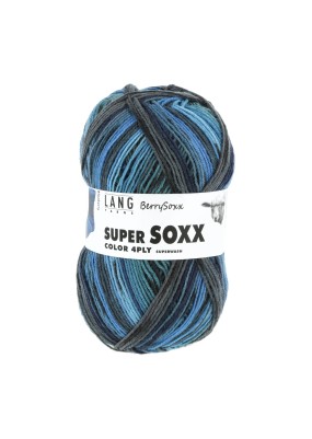 Lang Yarns Super Soxx Color 4 Ply Berrysoxx Blueberry (0473)