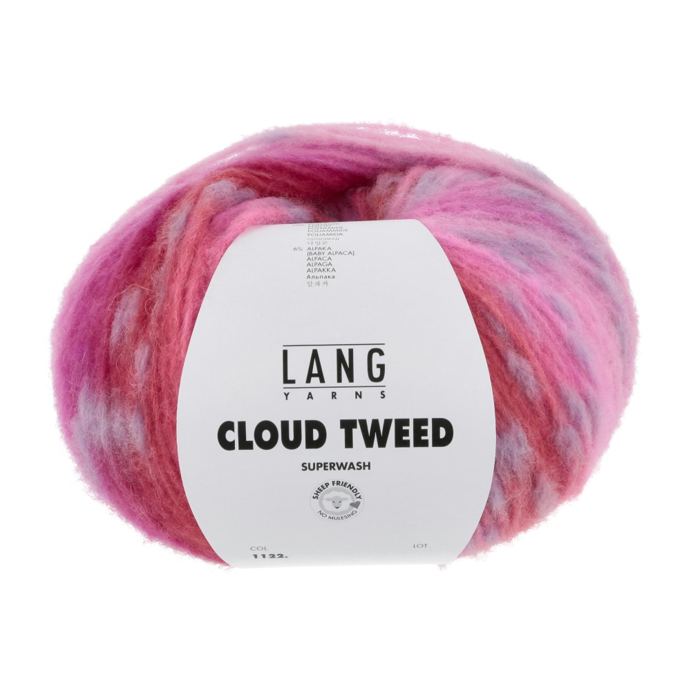 Lang Yarns Cloud 6 Pink, Green