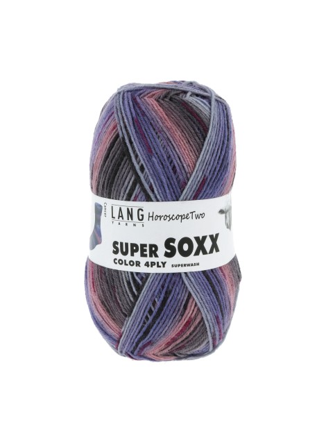 Lang Yarns Super Soxx Color 4 Ply HoroscopeTwo Cancer (0438)