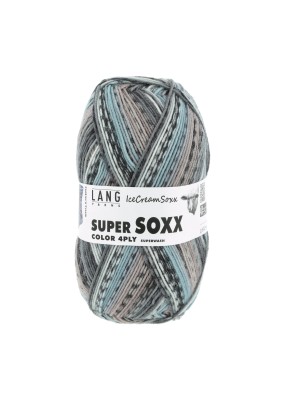 Lang Yarns Super Soxx 4 Ply Icecreamsoxx Cookies n Cream (0476)