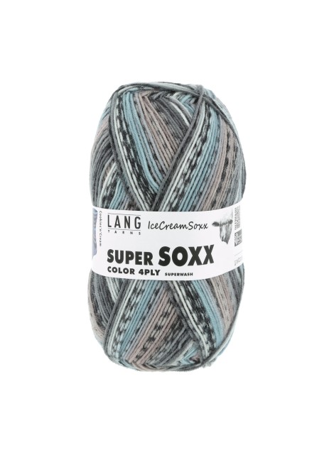 Lang Yarns Super Soxx 4 Ply Icecreamsoxx Cookies n Cream (0476)