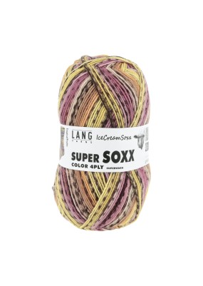 Lang Yarns Super Soxx 4 Ply Icecreamsoxx Tropical Fruits (0478)