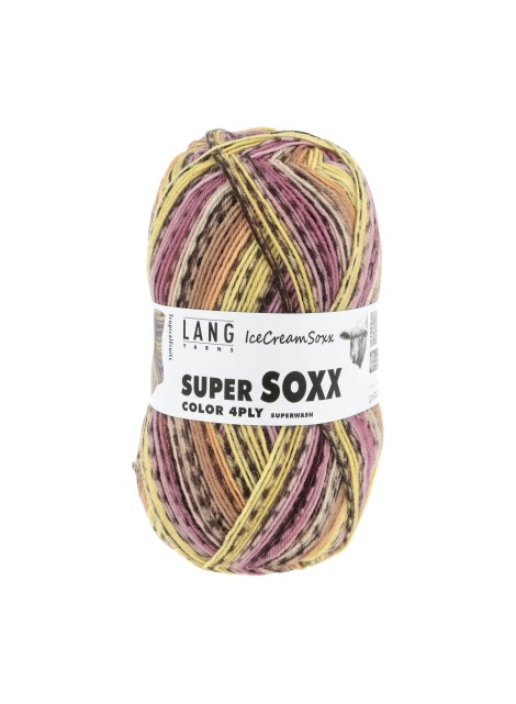 Lang Yarns Super Soxx 4 Ply Icecreamsoxx Tropical Fruits (0478)