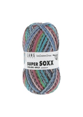 Lang Yarns Super Soxx 4 Ply Icecreamsoxx Rainbow Sherbert (0479)