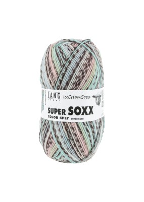 Lang Yarns Super Soxx 4 Ply Icecreamsoxx Raspberry Swirl (0480)