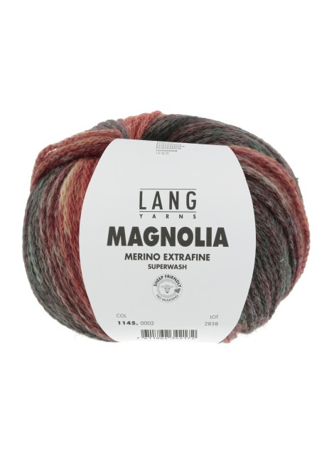 Lang Yarns Magnolia Superwash Merino Extrafine Lava (0002)