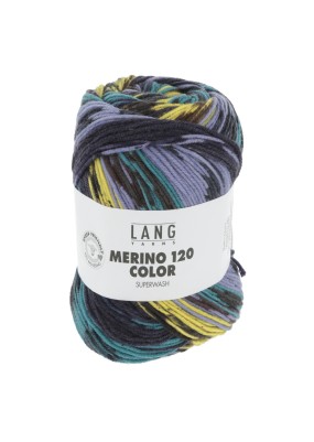 Lang Yarns Merino 120 Color Ocean (0001)