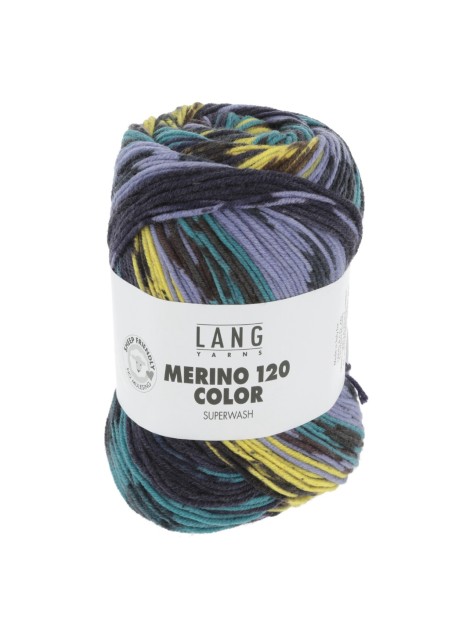 Lang Yarns Merino 120 Color Ocean (0001)