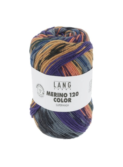 Lang Yarns Merino 120 Color Shadow (0005)