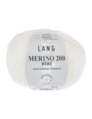 Lang Yarns Merino 200 Bebe White (0301)