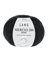 Lang Yarns Merino 200 Bebe Black (0304)