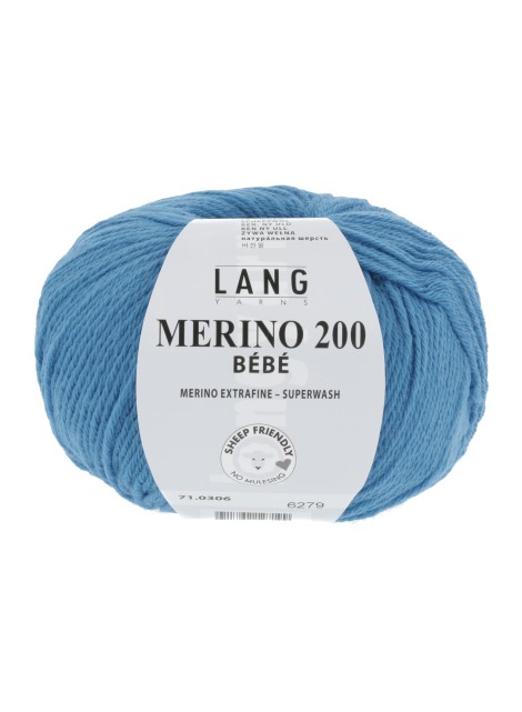 Lang Yarns Merino 200 Bebe Blue (0306)