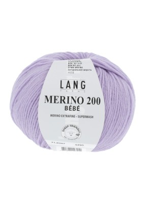 Lang Yarns Merino 200 Bebe Lavender (0307)