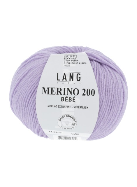 Lang Yarns Merino 200 Bebe Lavender (0307)