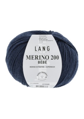 Lang Yarns Merino 200 Bebe Marine (0325)