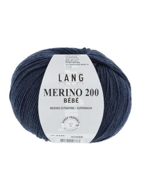 Lang Yarns Merino 200 Bebe Marine (0325)