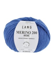 Lang Yarns Merino 200 Bebe Royal Blue (0332)