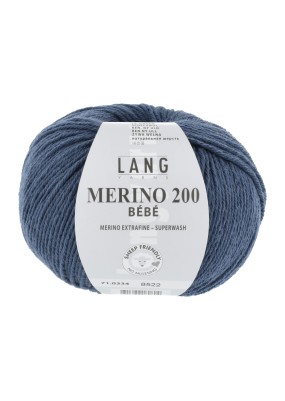 Lang Yarns Merino 200 Bebe Denim (0334)