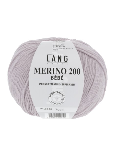 Lang Yarns Merino 200 Bebe Amarant (0346)