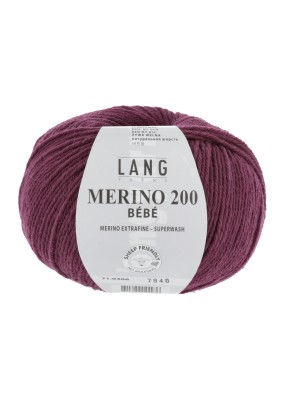 Lang Yarns Merino 200 Bebe Grape (0366)