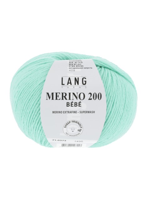 Lang Yarns Merino 200 Bebe Menthe (0373)