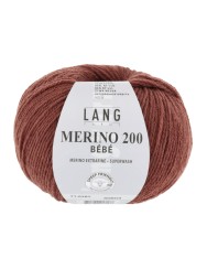 Lang Yarns Merino 200 Bebe Brick (0387)