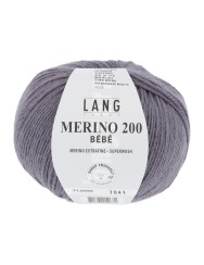 Lang Yarns Merino 200 Bebe Vintage Purple (0390)