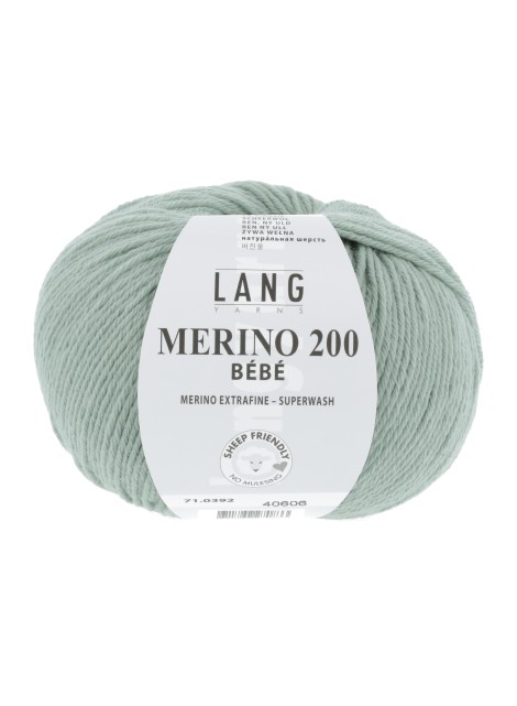 Lang Yarns Merino 200 Bebe Salbei (0392)