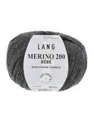 Lang Yarns Merino 200 Bebe Dark Gray (0405)