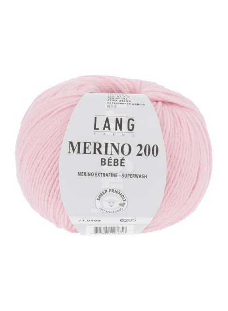 Lang Yarns Merino 200 Bebe Rosee (0409)