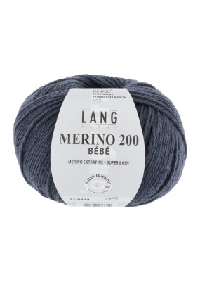 Lang Yarns Merino 200 Bebe Dark Sea (0434)