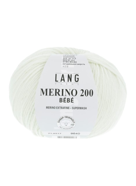 Lang Yarns Merino 200 Bebe Baby Groen (0517)