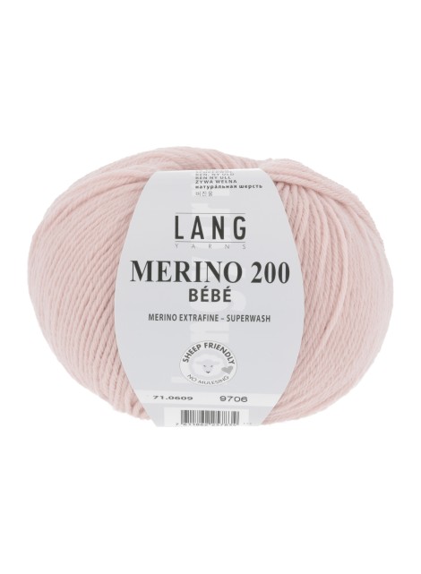 Lang Yarns Merino 200 Bebe Rose (0609)