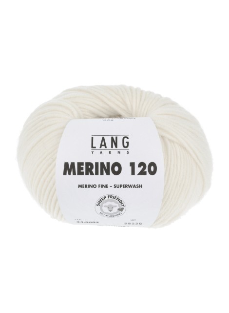 Lang Yarns Merino 120 Cream (34.0002)