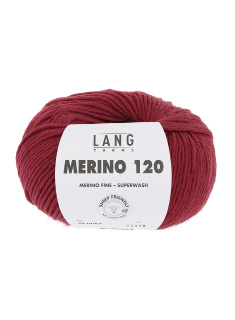 Lang Yarns Merino 120 Scarlet (34.0087)