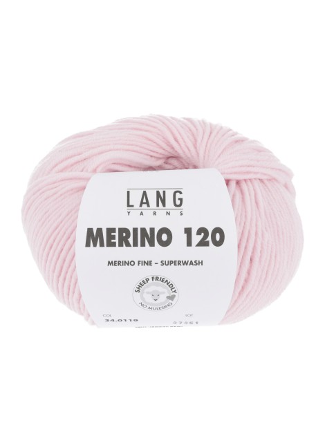 Lang Yarns Merino 120 Light Pink (34.0119)