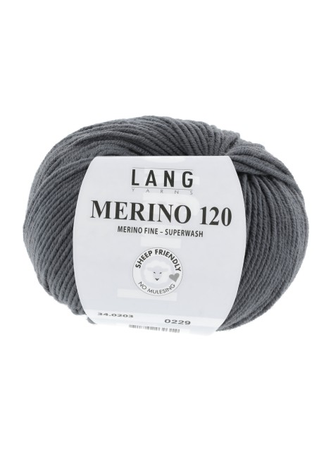 Lang Yarns Merino 120 Metal Grey (34.0203)