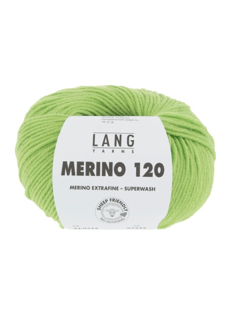 Lang Yarns Merino 120 Granny Smith (34.0244)