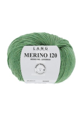 Lang Yarns Merino 120 Grass Green (34.0317)