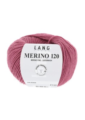 Lang Yarns Merino 120 Carnelian Rose (34.0365)