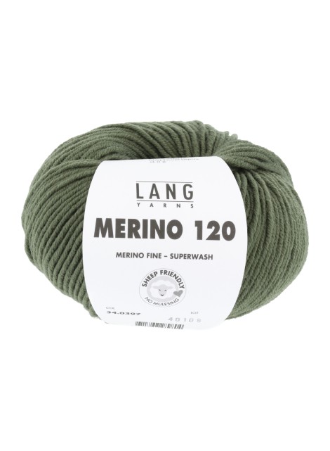 Lang Yarns Merino 120 Moss (34.0397)