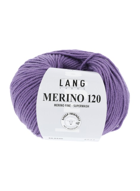 Lang Yarns Merino 120 Lila (34.0446)