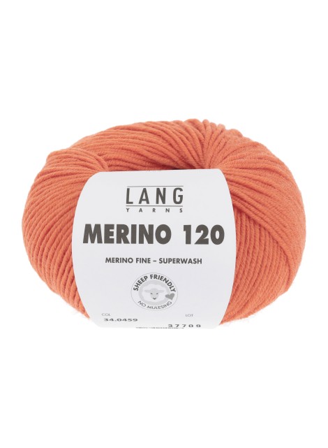 Lang Yarns Merino 120 Royal Orange (34.0459)