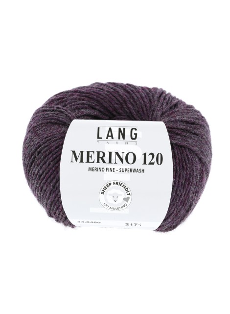 Lang Yarns Merino 120 Prune (34.0480)